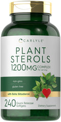 Carlyle frasco frontal mostrando 240 cápsulas y producto confiable