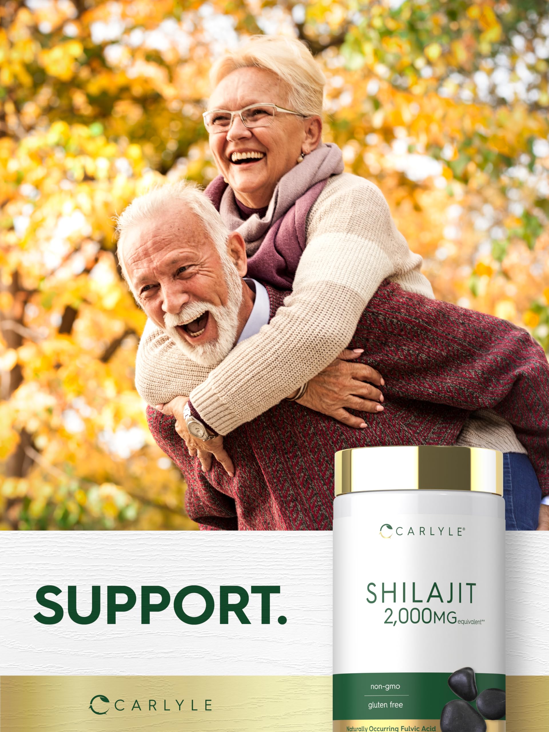 Carlyle representación de shilajit y fuente montañosa del Himalaya