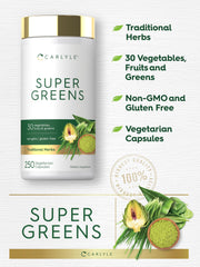 Carlyle etiqueta con lista de ingredientes y beneficios claros