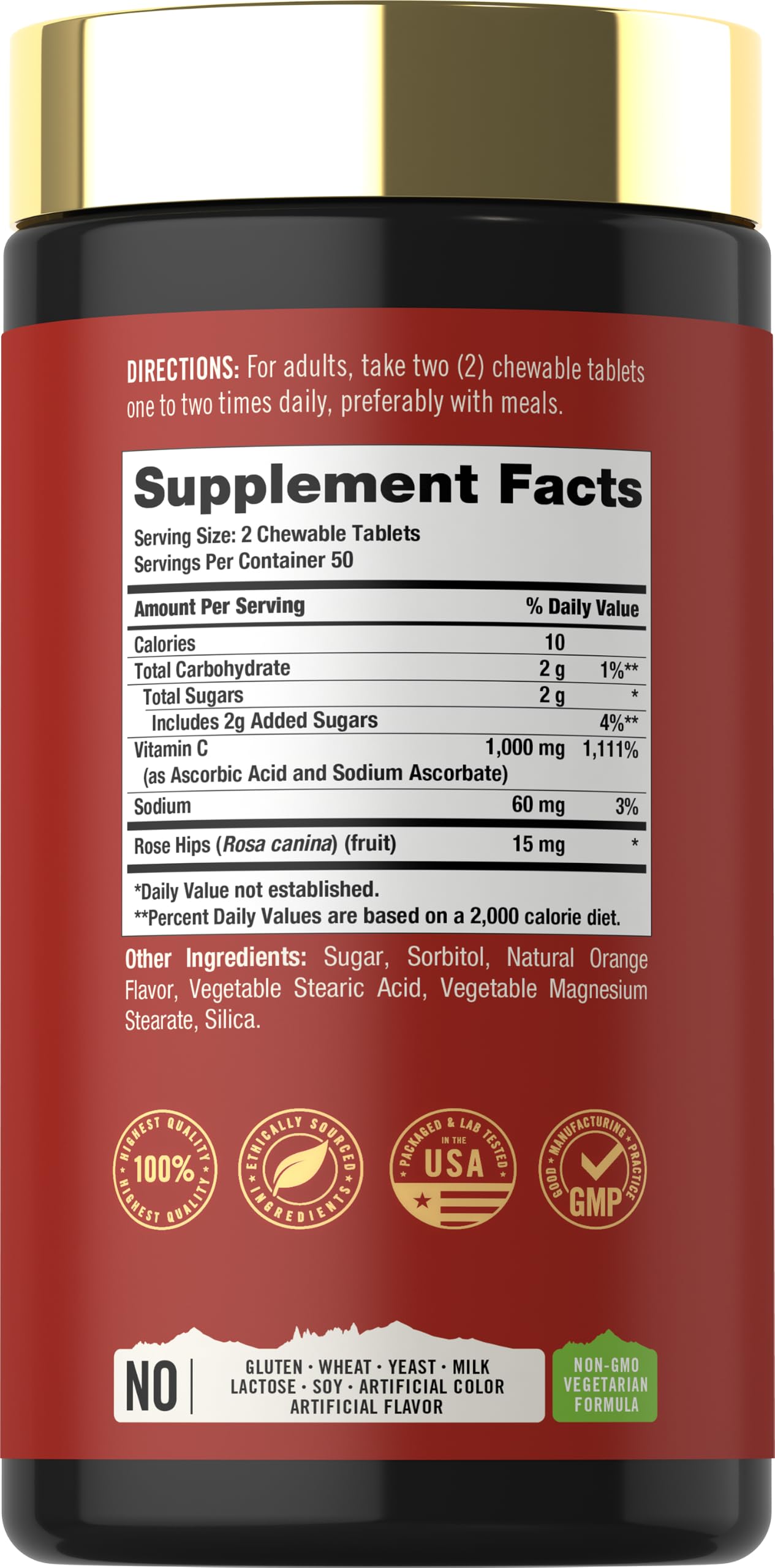 Carlyle tabletas masticables sobre superficie mostrando forma y color