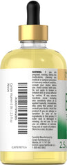 Carlyle gotas de aceite sobre palma mostrando textura ligera