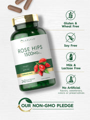 Carlyle textura del polvo de rose hips mostrando pureza y origen natural