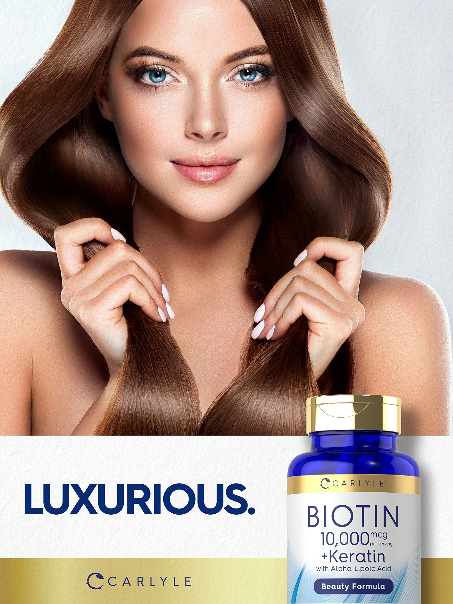 Carlyle presentación en baño junto a productos de belleza sugiriendo integración