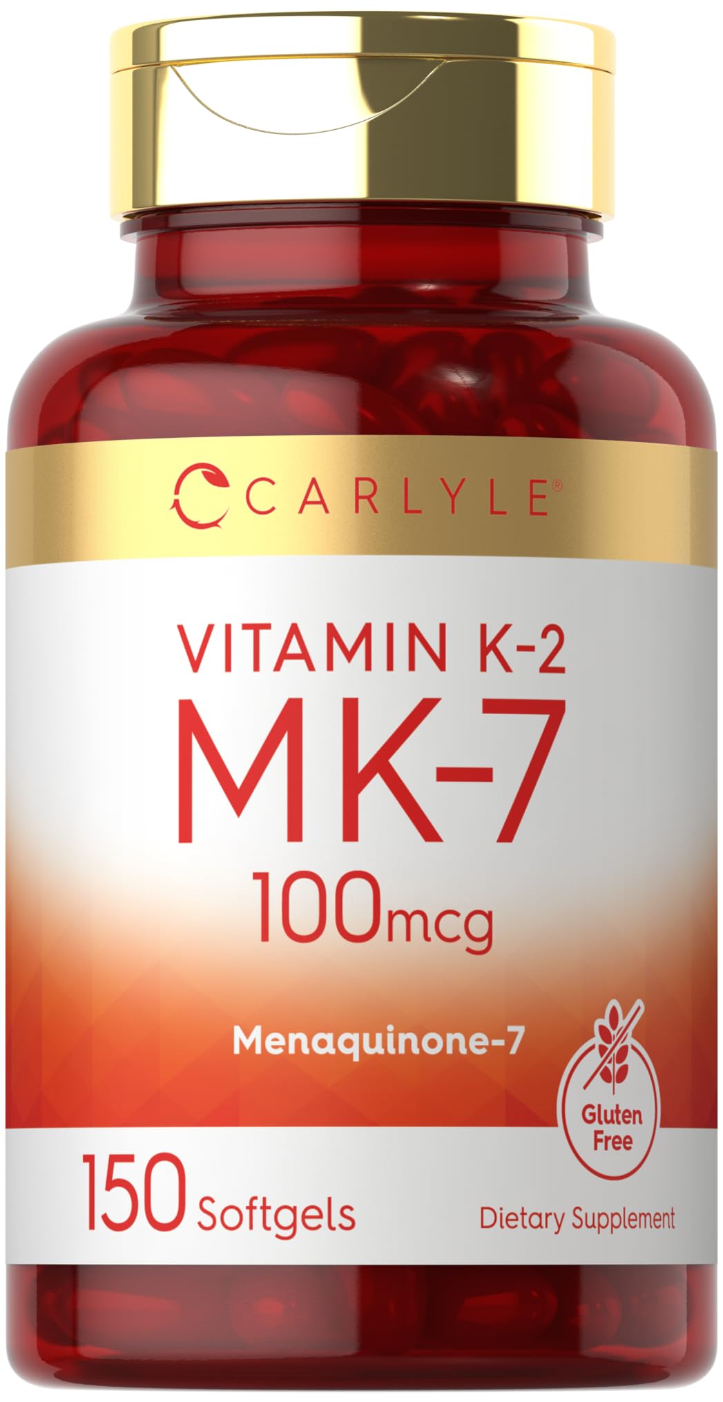 Carlyle envase frontal mostrando 150 softgels y información clara