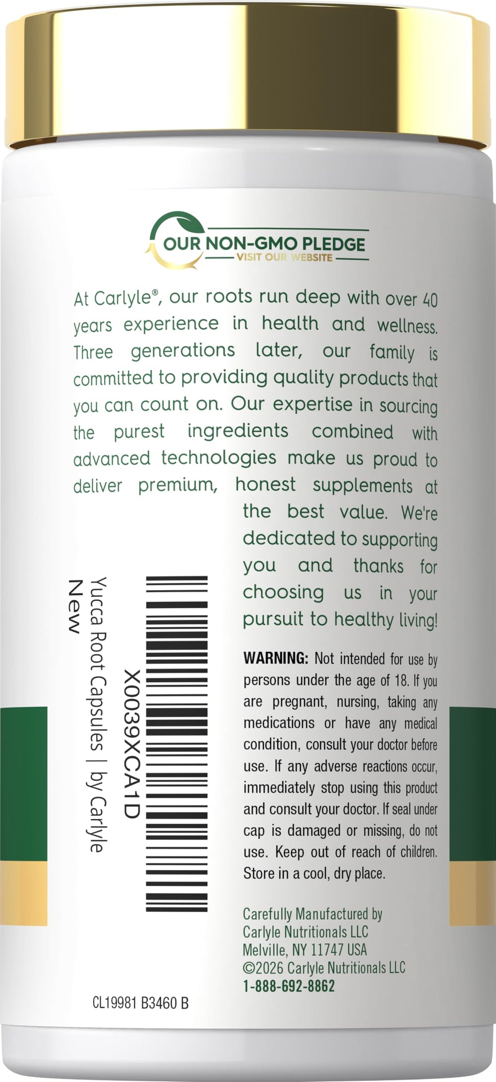 Carlyle primer plano del polvo del extracto de yuca, muestra textura y pureza del ingrediente
