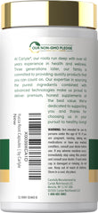 Carlyle primer plano del polvo del extracto de yuca, muestra textura y pureza del ingrediente
