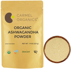 CARMEL ORGANICS frente del paquete mostrando producto orgánico