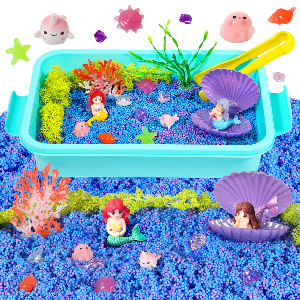 Carolart bandeja frontal del kit mermaid para organizar el juego