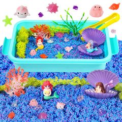Carolart bandeja frontal del kit mermaid para organizar el juego