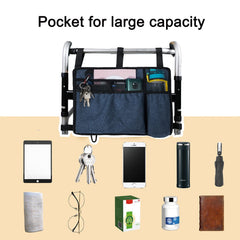 Caroo bolso junto a mano para mostrar tamaño práctico y portátil