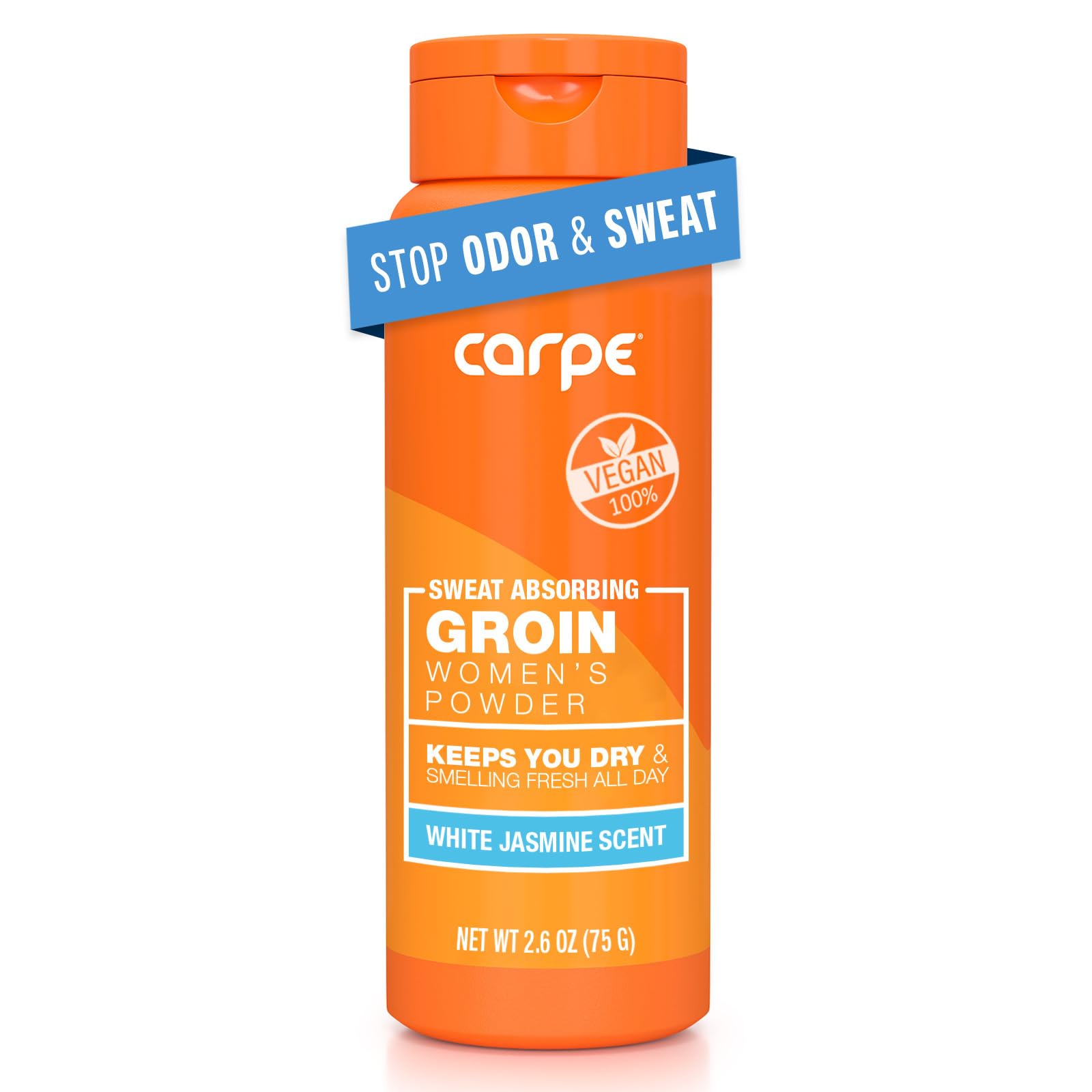 Carpe frasco frontal con aroma jazmín blanco y control de sudor