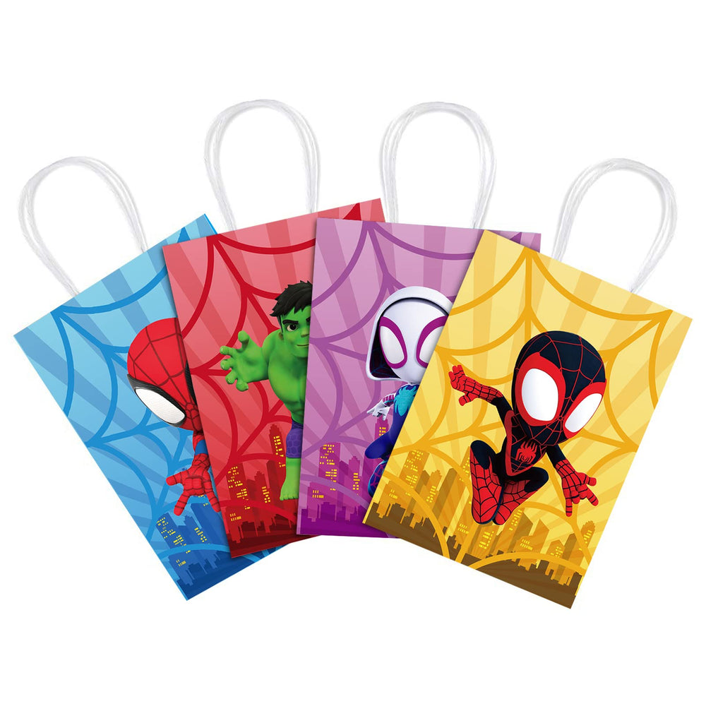 CasaCraze bolsa Spidey en mano demostrando facilidad de transporte