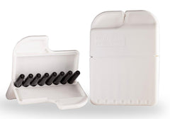 Castle Hearing pack frontal mostrando protectores y beneficio de recambio rápido