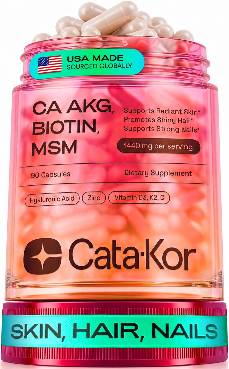 Cata-Kor frente del envase mostrando etiqueta clara y beneficios