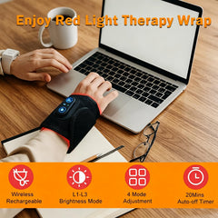 CBDYWVR therawrap detalle de LEDs uniformes para cobertura eficaz