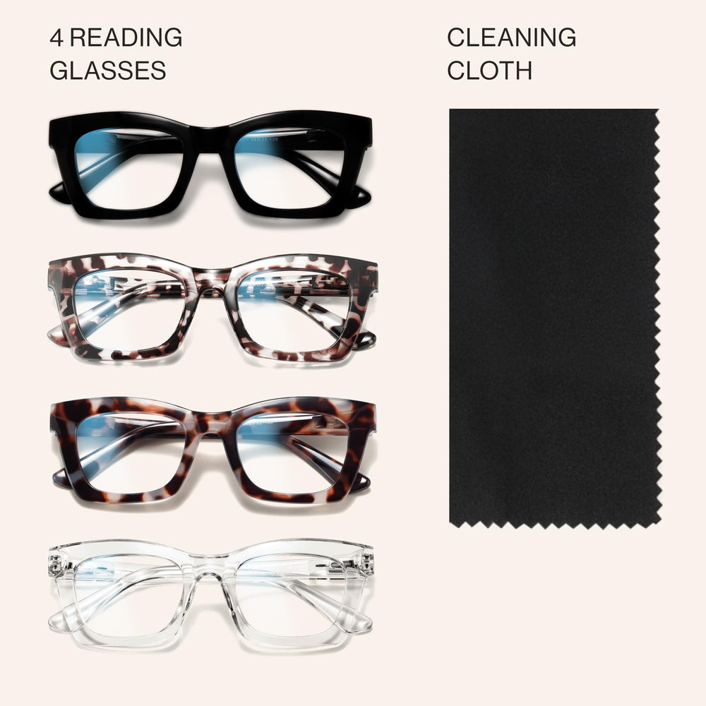CCVOO gafas en bolso estilo vida, siempre listas y con estilo