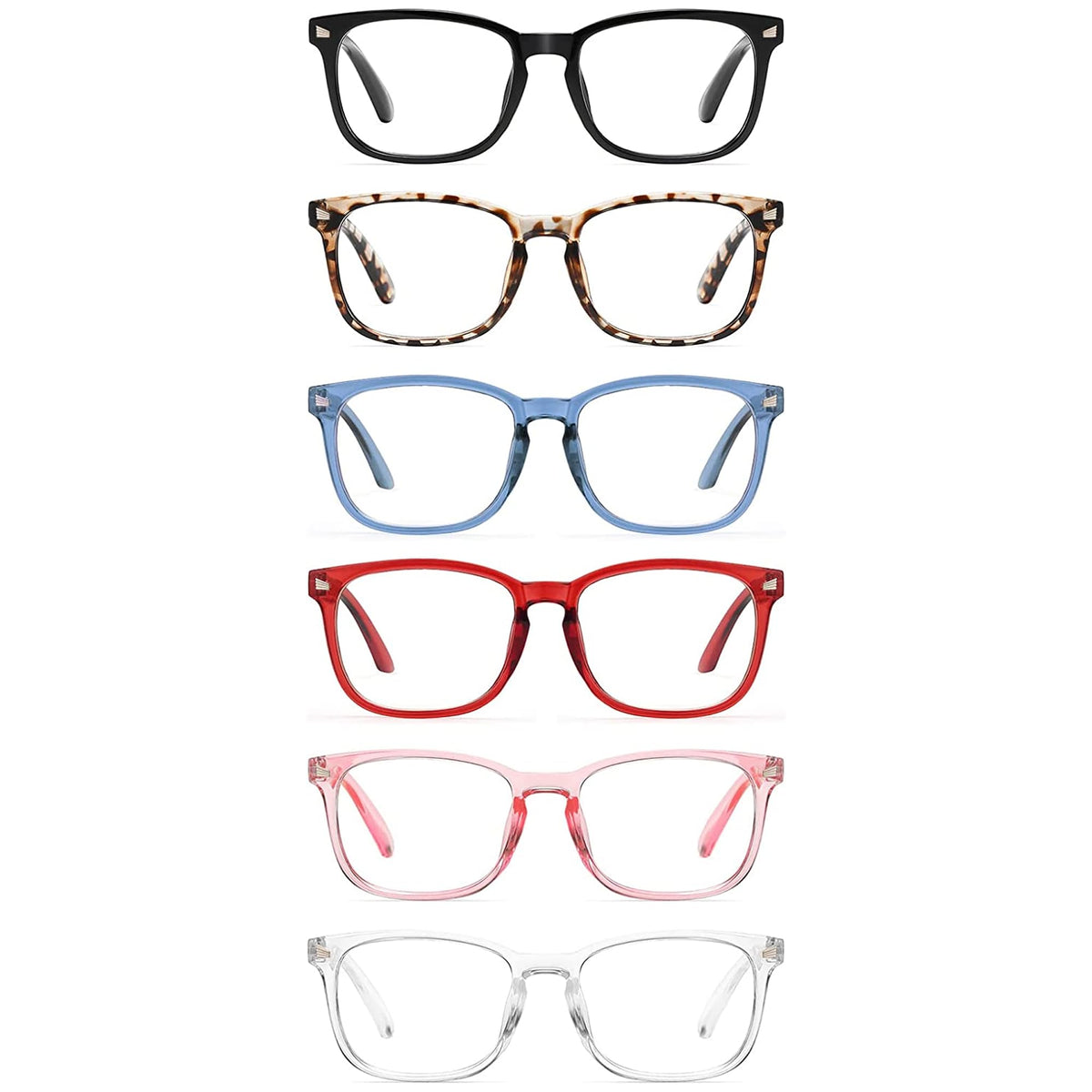 Gafas CCVOO vista frontal mostrando montura elegante y cómoda