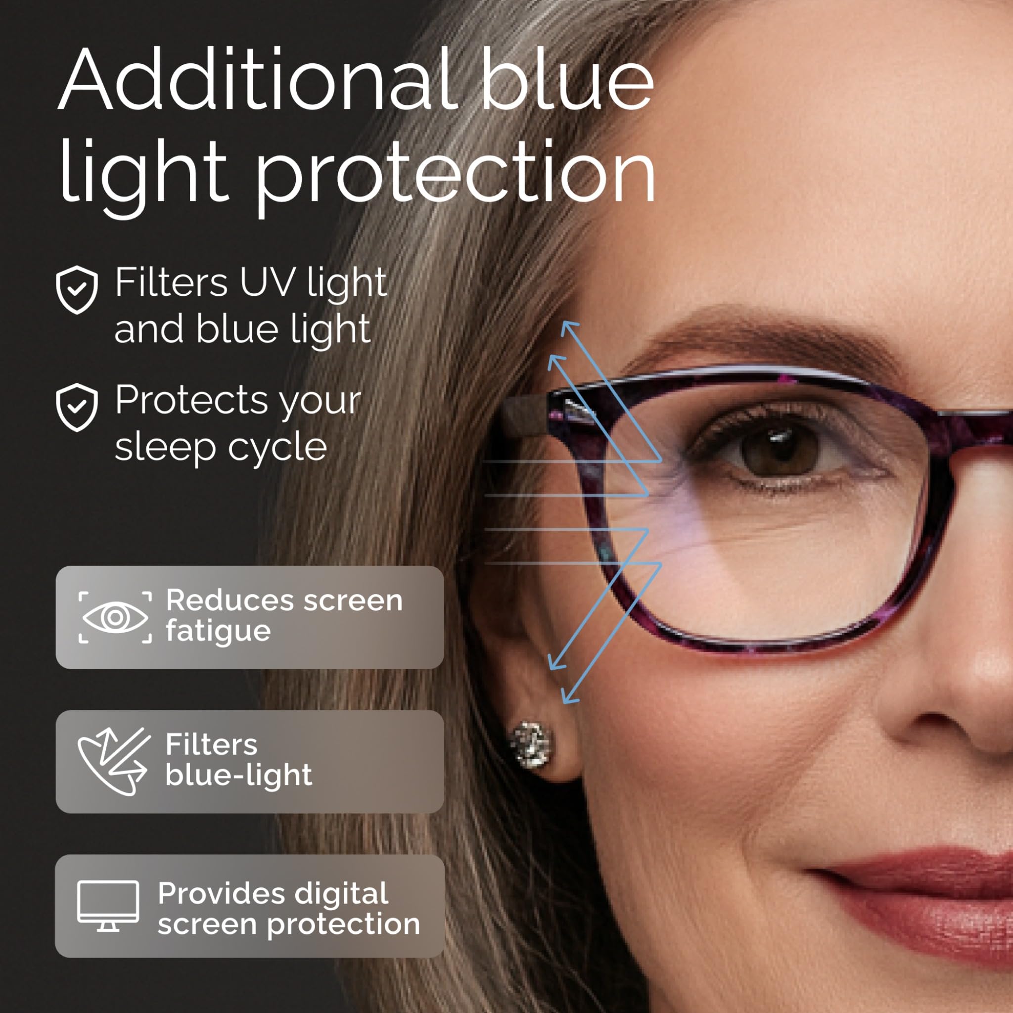 CCVOO gafas en uso leyendo en café para comodidad y estilo diario