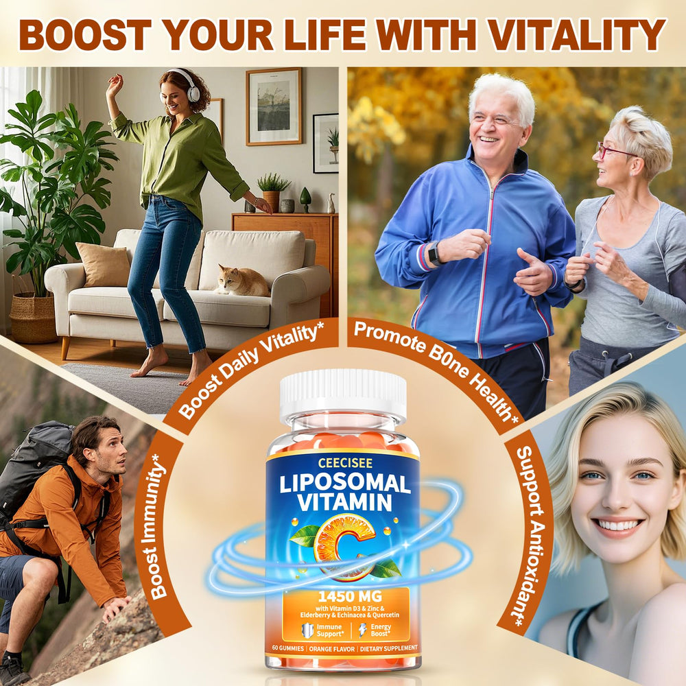 Etiqueta nutricional Ceecisee con información de vitamina C y complementos