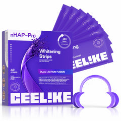 CEELIKE empaque frontal del kit mostrando inclusión de tiras y separador