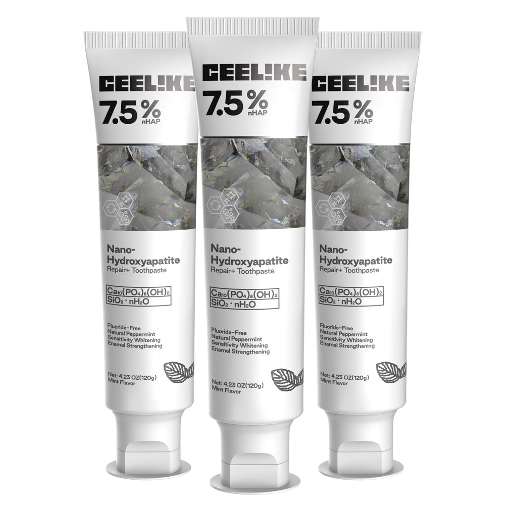 CEELIKE tubo frontal 120 g mostrando la marca y protección del esmalte