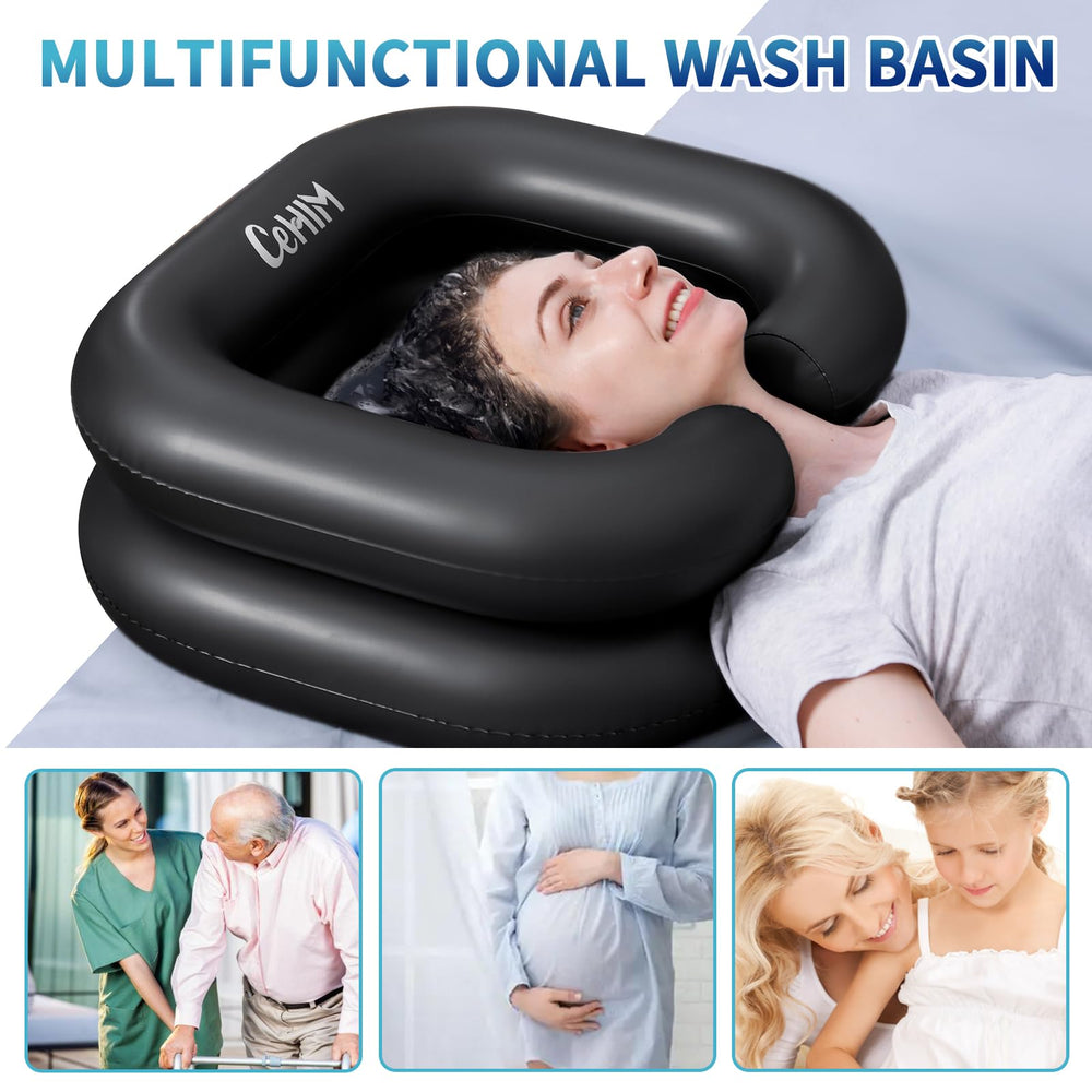 Cehim reposacabezas ergonómico que reduce tensión en cuello durante el lavado