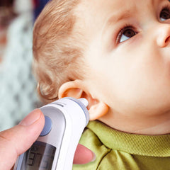 CEI-CEI funda cubriendo la lente del termómetro para protección