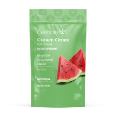 Celebrate Vitamins envase frontal mostrando dosis clara y beneficio práctico