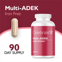 Celebrate Vitamins primer plano de cápsula vegetal fácil de tragar y tolerante