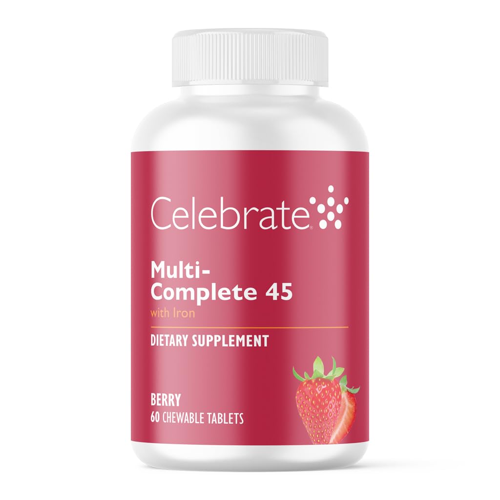 Celebrate Vitamins frente del envase mostrando diseño y beneficio de adherencia diaria