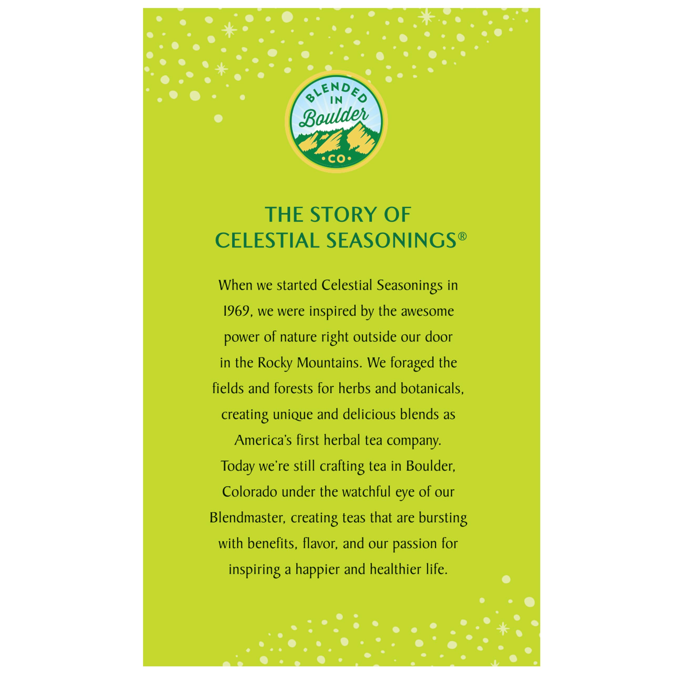 Celestial Seasonings escena de relax con taza para disfrutar sin cafeína