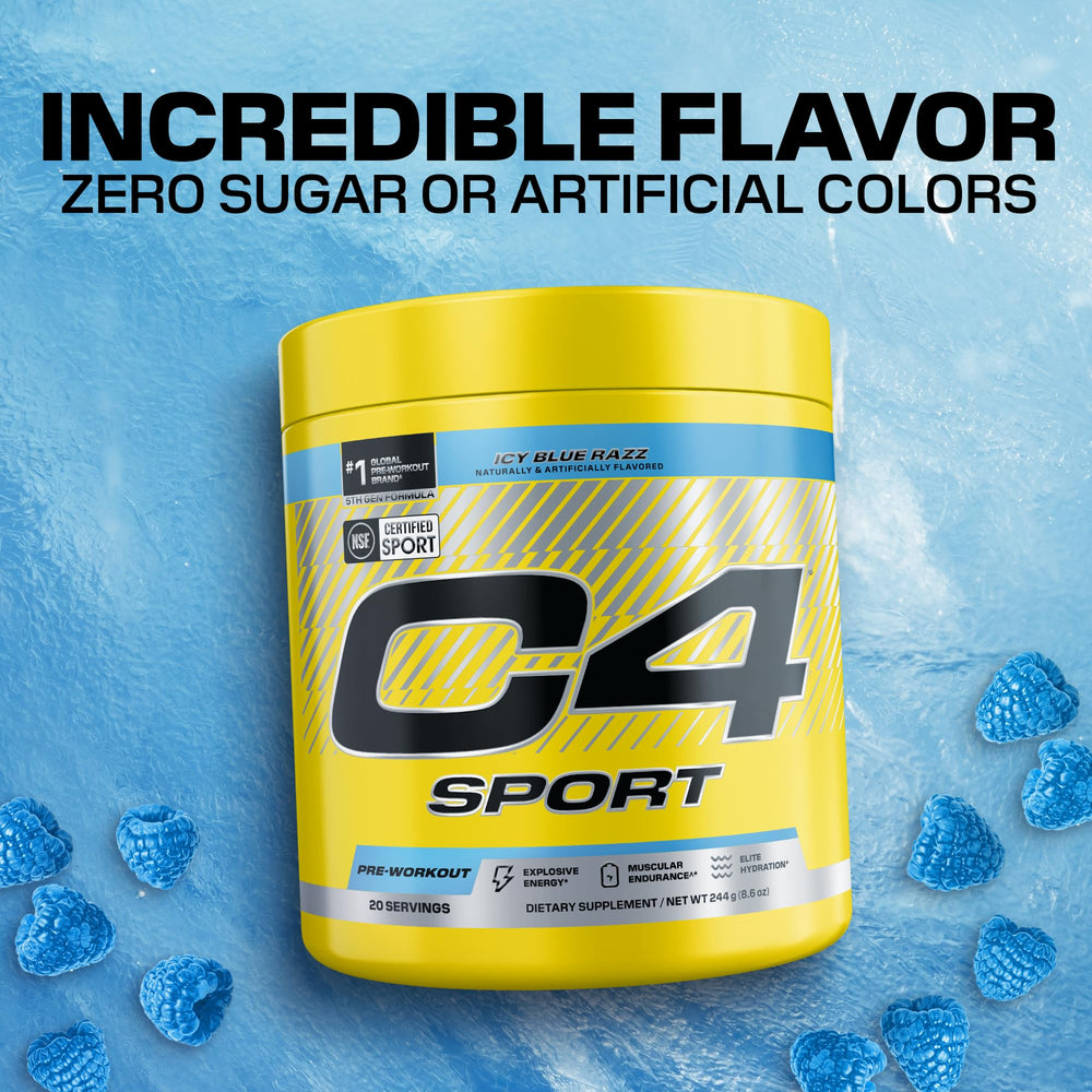 Cellucor C4 etiqueta con sello NSF Certified for Sport, garantía de confianza