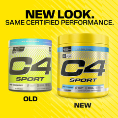 Cellucor C4 bebida preparada en vaso, mostrando energía y refresco
