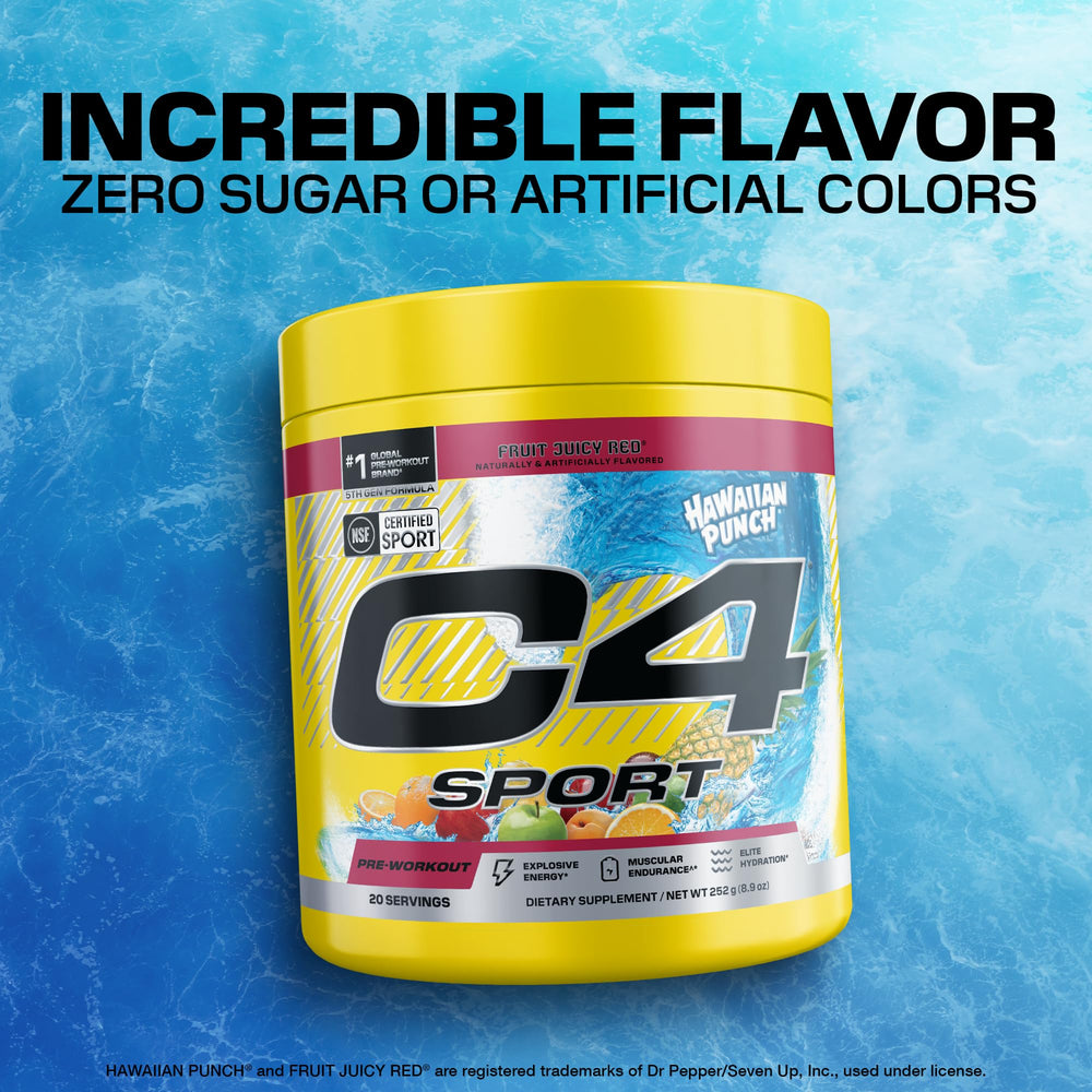 Cellucor C4 Sport en gimnasio durante entrenamiento mostrando hidratación y rendimiento