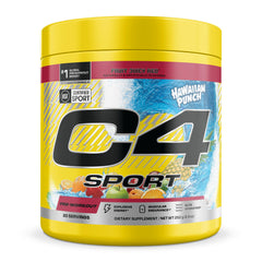 Cellucor C4 Sport frontal del envase mostrando etiqueta y beneficio de energía
