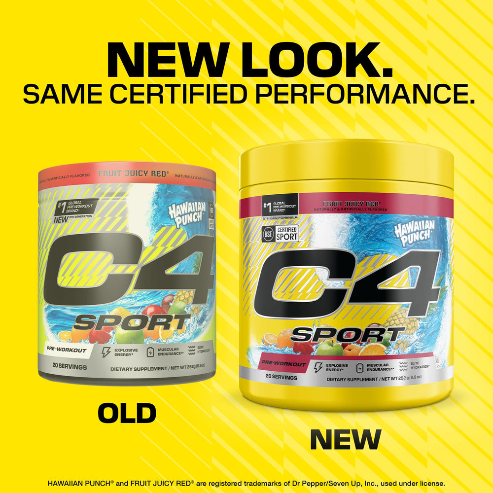 Cellucor C4 Sport vaso preparado demostrando sabor y enfoque antes del entrenamiento