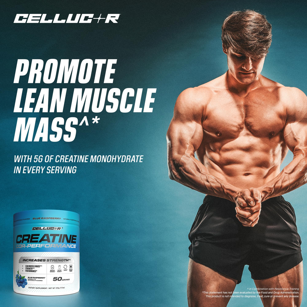 Cellucor envase junto a una mano para comparar tamaño y portabilidad