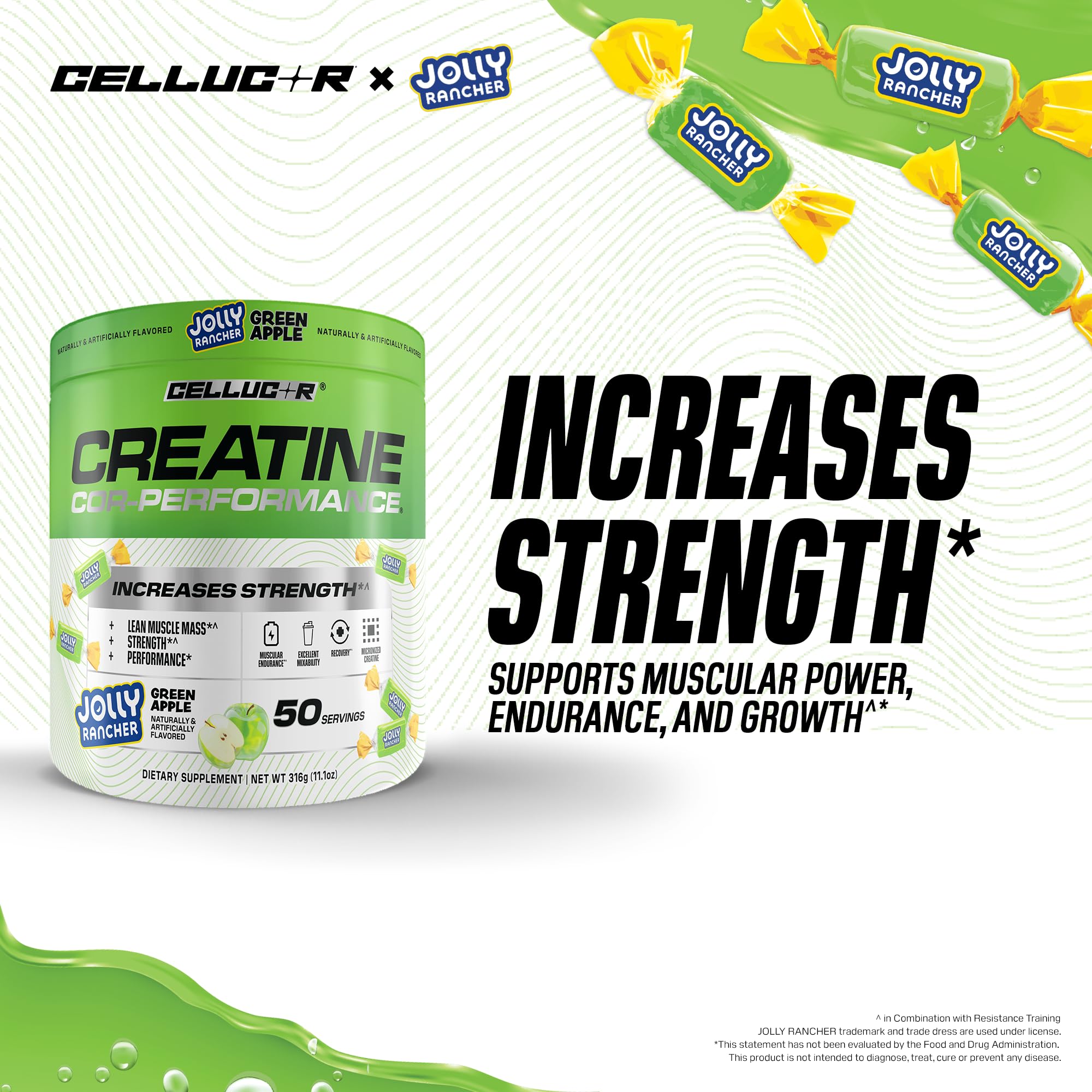 Cuchara dosificadora Cellucor sobre el polvo lista para un servicio preciso