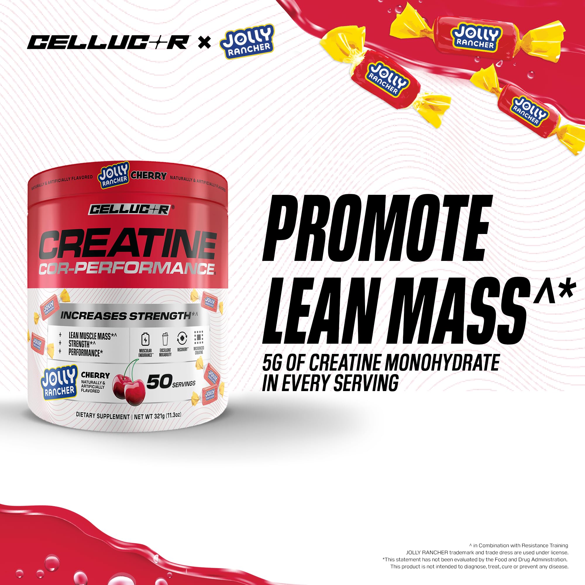 Cellucor creatine cuchara dosificadora midiendo 5 g para precisión