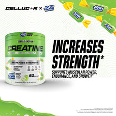 Cuchara dosificadora Cellucor sobre el polvo lista para un servicio preciso