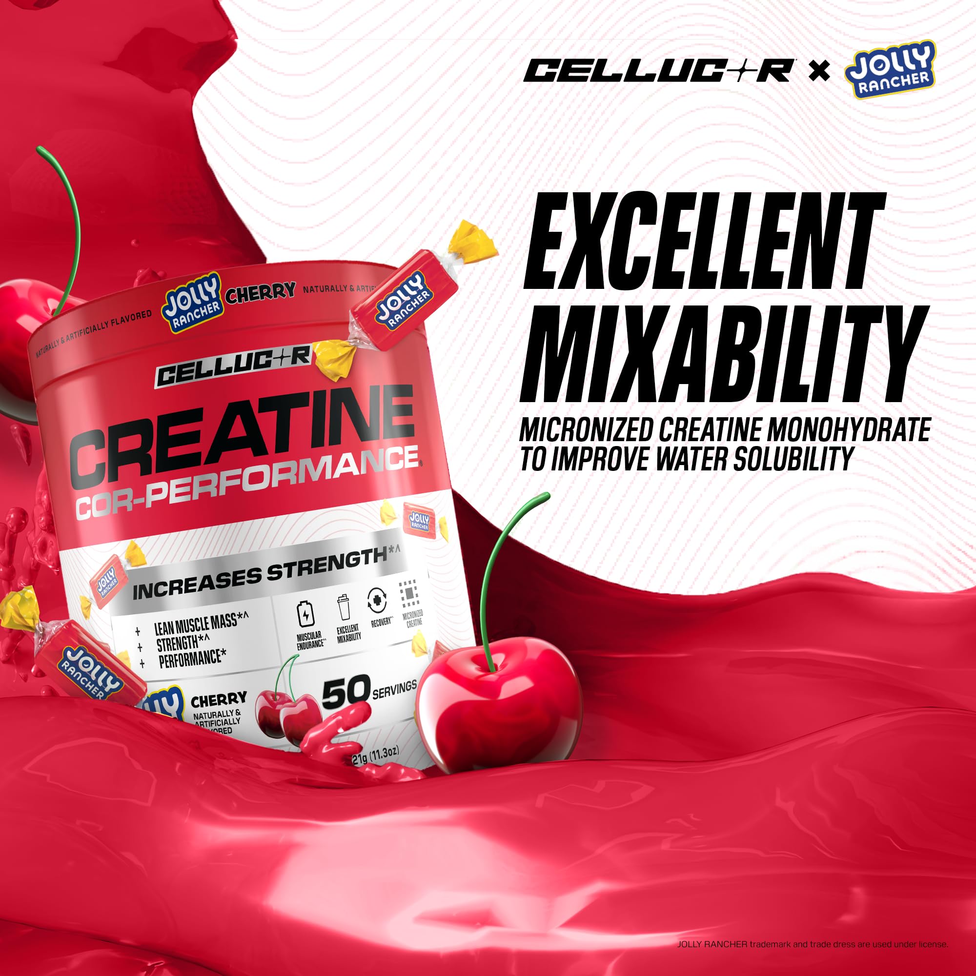 Cellucor creatine contenedor con 50 porciones ideal para uso diario