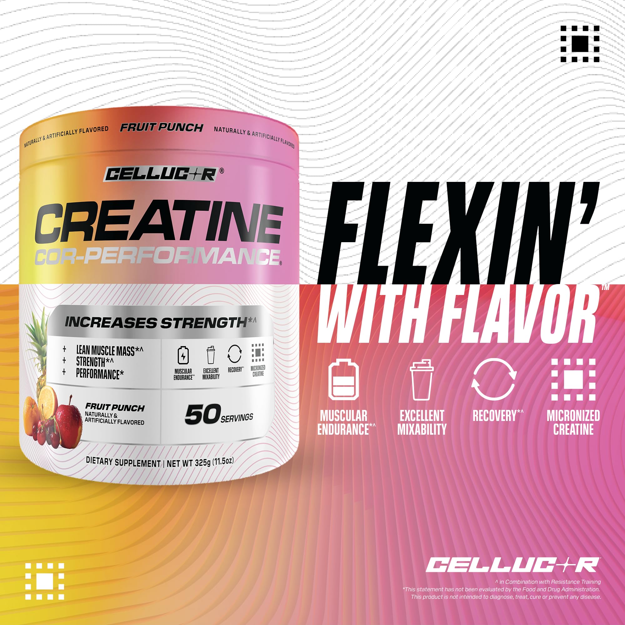 Cellucor cucharilla con 5 g de creatina listos para disolver y medir