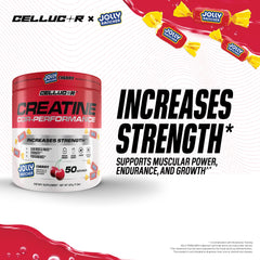 Cellucor creatine mezclado en vaso listo para beber y absorción rápida