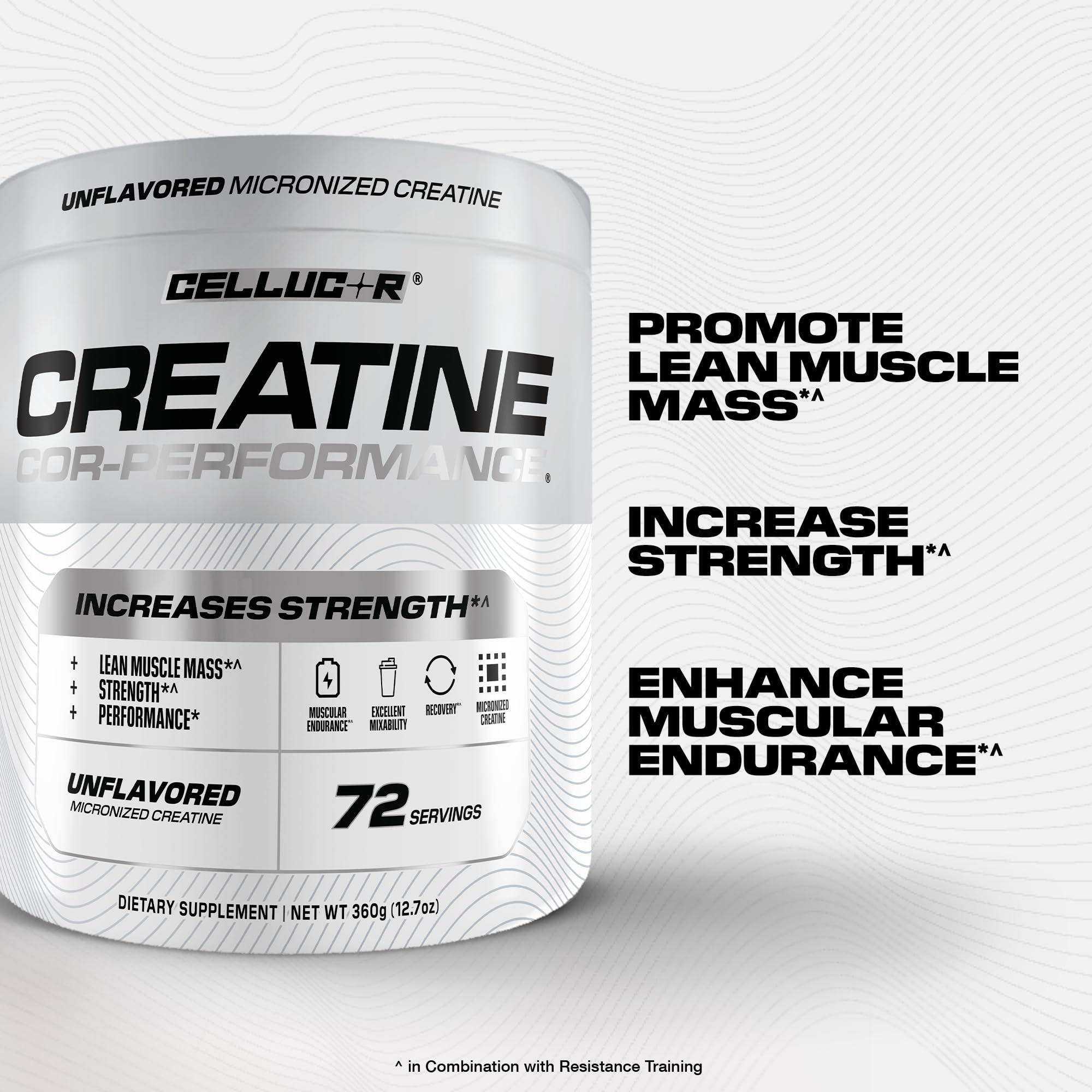 Cellucor mezclado en vaso demostrando fácil disolución y uso