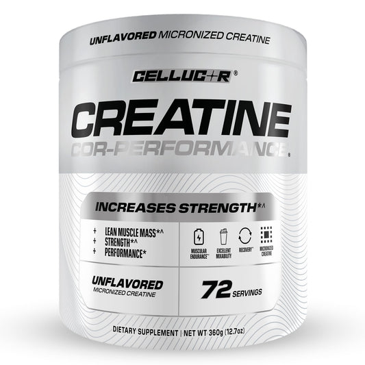 Cellucor frasco frontal mostrando la marca y apoyo al rendimiento