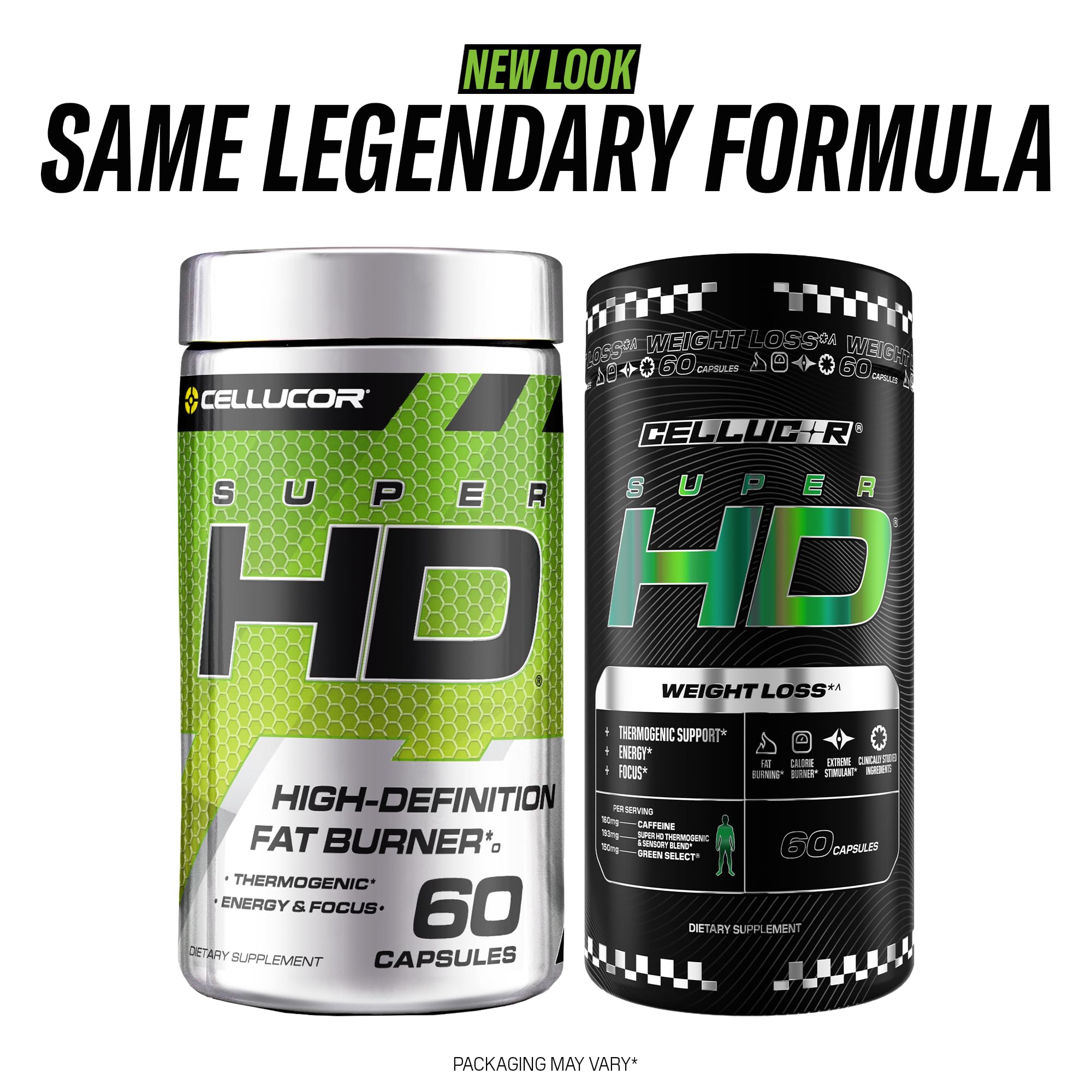 Cellucor SuperHD cápsulas cerca para apreciar tamaño y textura