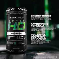 Cellucor SuperHD en uso durante entrenamiento para energía inmediata