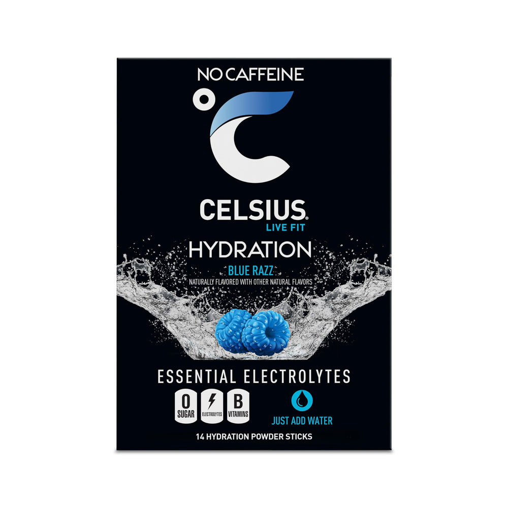 CELSIUS en gimnasio uso antes y después del ejercicio para hidratación