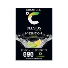 CELSIUS persona tomando Lemon Lime tras entrenamiento para reponer electrolitos
