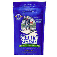 Celtic Sea Salt frente del envase, presentación clara y práctica